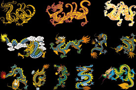 栩栩如生的巨龙海报