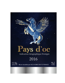 飞马葡萄酒标签