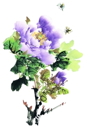 国画牡丹