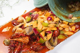 海鲜 餐厅 瓦罐 套餐 龙虾