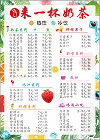 价目表 菜牌