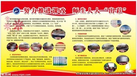 学校展板  课改展板