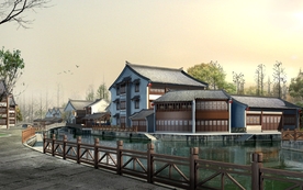 现代建筑园林
