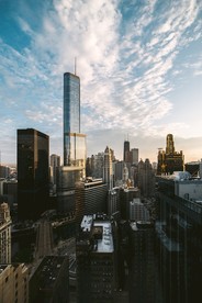 城市剪影 缤纷城市 彩色城市