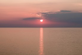 月亮海 大海 海 美景 高清