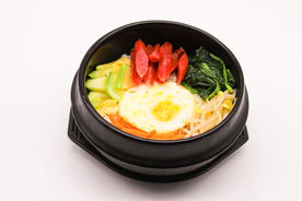 腊肠石锅拌饭 石锅拌饭 石锅