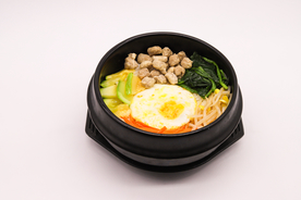 牛肉石锅拌饭 石锅拌饭 牛肉粒