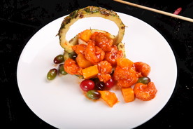 菠萝虾球