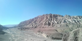 土林山谷河流风景
