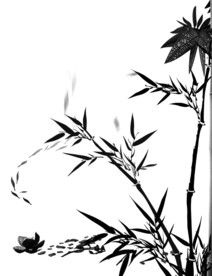 水墨竹子