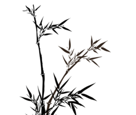 水墨竹子