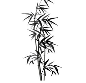 水墨竹子
