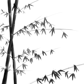 水墨竹子
