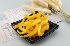 红薯干零食食材背景海报素材