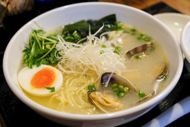 日式海鲜面美食食材背景海报素材