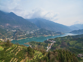 壮丽的大山美景