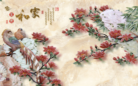 家和玉石玉雕梅花