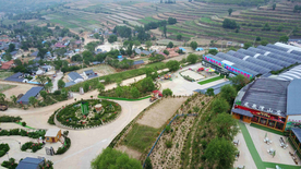 宁夏西吉县龙王坝村一景