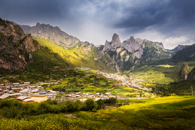 壮丽的大山美景