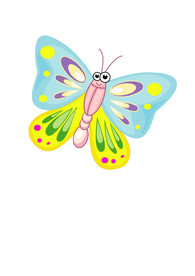 卡通蝴蝶图片