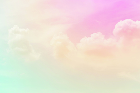 彩色的云绚丽的天空装饰背景画