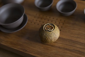 柑普茶展示