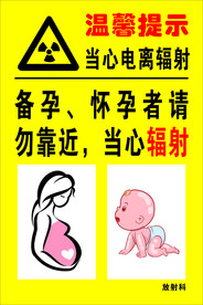 当心电离辐射