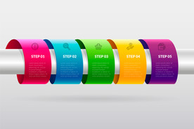 信息图模板 流程