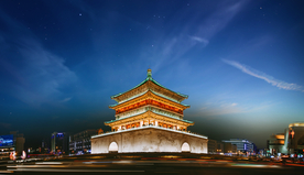钟楼夜景