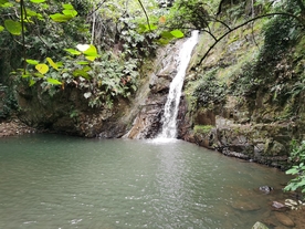 娟娟溪流汇成潭