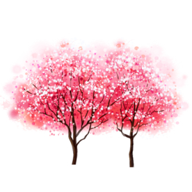 樱花装饰素材