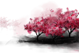 樱花装饰素材