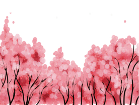 樱花装饰素材