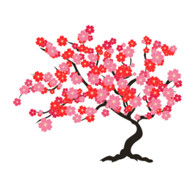 樱花装饰素材