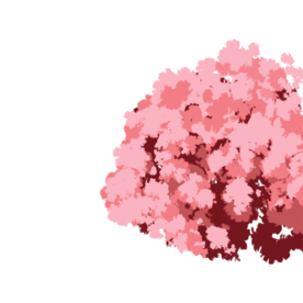粉色樱花装饰