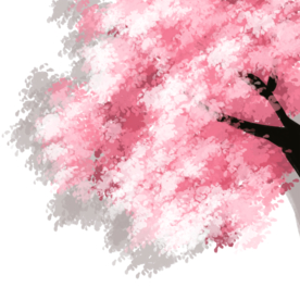 手绘樱花