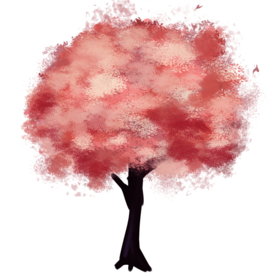 手绘樱花