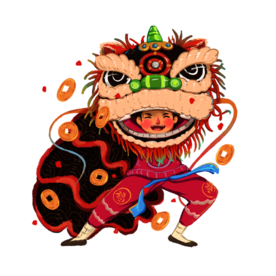 春节舞狮
