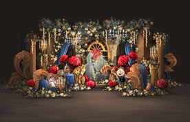 欧式哥特复古合影区