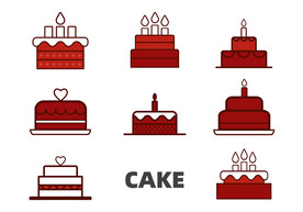 生日蛋糕图标