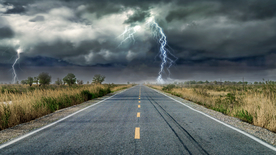 商务科技创业合成图案