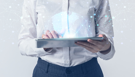 商务科技创业合成图案