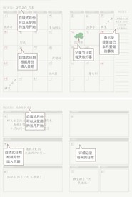 无期限年历内芯