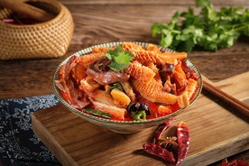 香辣牛杂