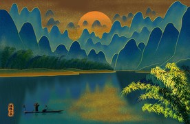 手绘城市