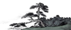 水墨山水素材