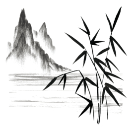 水墨山水素材