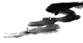 水墨山脉山峰