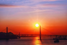 韩国釜山 釜山风景 海岸风景