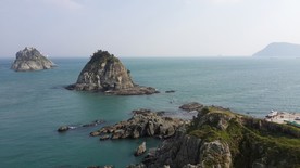 韩国釜山 釜山风景 海岸风景